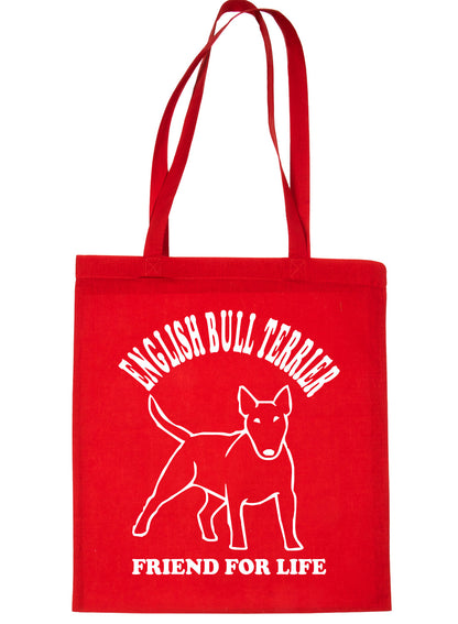 English Bull Terrier Dog Lover Shopping Tote Bag For Life