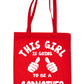 This Girl Is Going To Be a Godmother Christening Shopping Tote Bag For Life