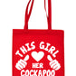 This Girl Loves Her Cockapoo Dog Lover Shopping Tote Bag For Life