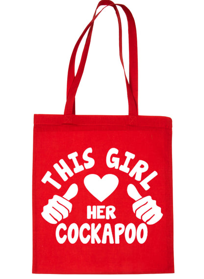 This Girl Loves Her Cockapoo Dog Lover Shopping Tote Bag For Life