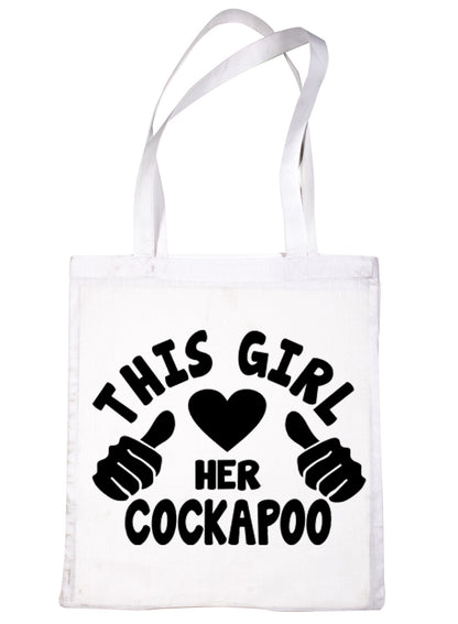 This Girl Loves Her Cockapoo Dog Lover Shopping Tote Bag For Life