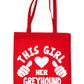 This Girl Loves Her Greyhound Dog Lover Shopping Tote Bag For Life