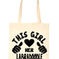 This Girl Loves Her Labradoodle Dog Lover Shopping Tote Bag For Life