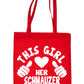 This Girl Loves Her Schnauzer Dog Lover Shopping Tote Bag For Life