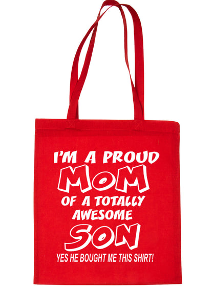 Proud Mom Of Awesome Son Tote Bag For Life