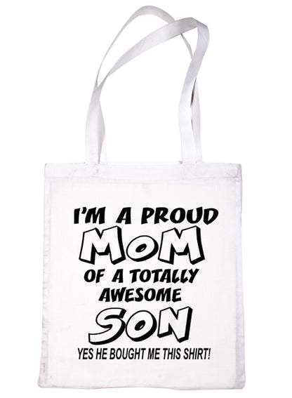 Proud Mom Of Awesome Son Tote Bag For Life