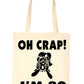 Oh Crap I'm 80 80th Birthday Funny Shopping Tote Bag For Life