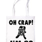 Oh Crap I'm 80 80th Birthday Funny Shopping Tote Bag For Life