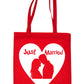 Just Married Hen Party Wedding Shopping Tote Bag For Life
