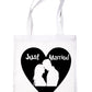 Just Married Hen Party Wedding Shopping Tote Bag For Life
