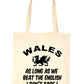 Wales Beat The English Rugby 6 Nations Shopping Tote Bag For Life