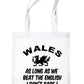 Wales Beat The English Rugby 6 Nations Shopping Tote Bag For Life