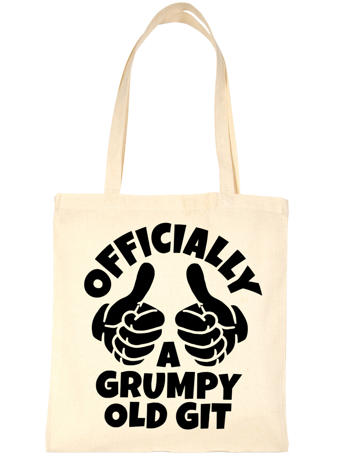 Grumpy Old Git Birthday Christmas Gift Shopping Tote Bag For Life