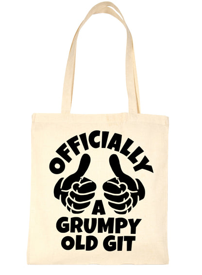 Grumpy Old Git Birthday Christmas Gift Shopping Tote Bag For Life