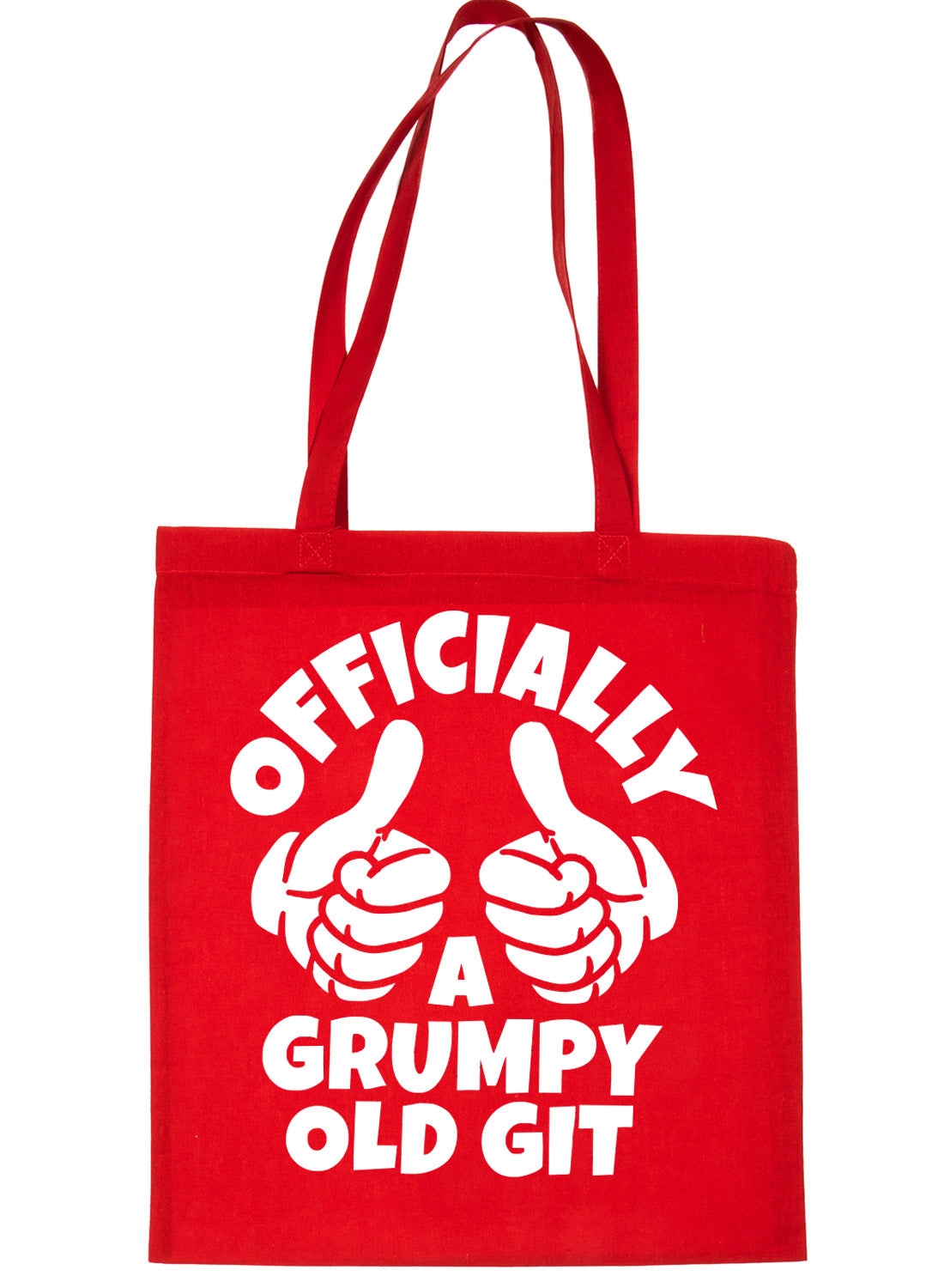 Grumpy Old Git Birthday Christmas Gift Shopping Tote Bag For Life