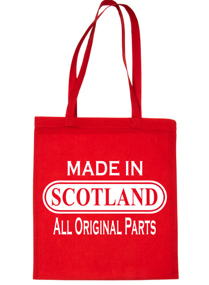 Made In Scotland Scottish Proud To Be Scot Funny Shopping Tote Bag For Life