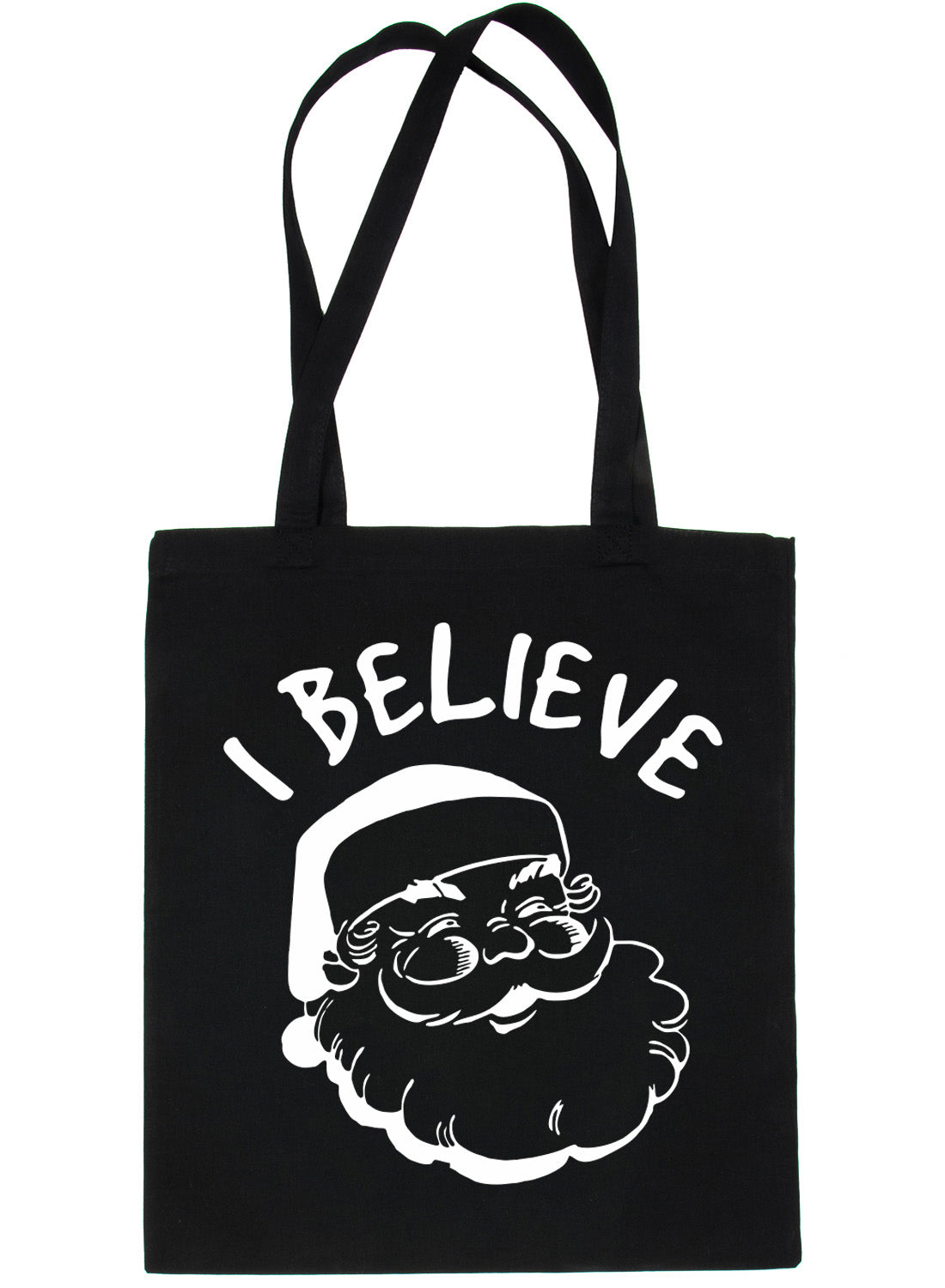 I Believe In Santa Claus Father Christmas Funny Shopping Tote Bag For Life