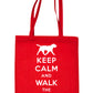 Keep Calm & Walk Labrador Dog Lovers Funny Shopping Tote Bag For Life