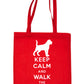 Keep Calm & Walk Rottweiller Dog Lovers Funny Shopping Tote Bag For Life