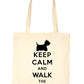 Keep Calm & Walk Westie Dog Lovers Funny Shopping Tote Bag For Life
