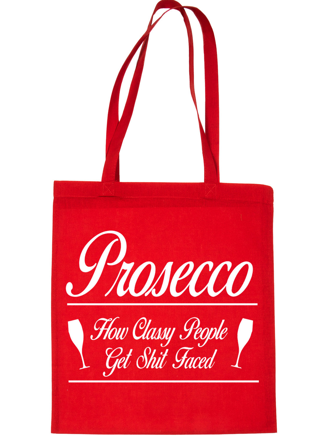 Prosecco Classy People Drunk Hen Party Funny Shopping Tote Bag For Life