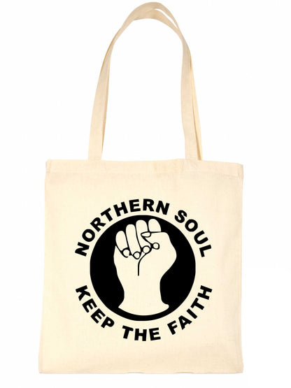 Northern Soul Music Funny Shopping Tote Bag For Life