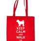 Keep Calm and Walk The Cavachon Dog Lover Bag For Life Shopping Tote Bag