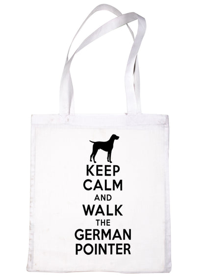 Keep Calm and Walk German Pointer Dog Lover Bag For Life Shopping Tote Bag