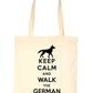 Keep Calm and Walk The German Shepherd Lover Bag For Life Shopping Tote Bag