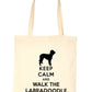 Keep Calm and Walk Labradoodle Dog Lover Bag For Life Shopping Tote Bag