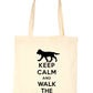 Keep Calm and Walk The Sprocker Dog Lover Bag For Life Shopping Tote Bag