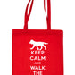 Keep Calm and Walk The Sprocker Dog Lover Bag For Life Shopping Tote Bag