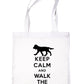 Keep Calm and Walk The Sprocker Dog Lover Bag For Life Shopping Tote Bag