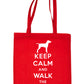 Keep Calm and Walk The Vizsla Dog Lover Bag For Life Shopping Tote Bag