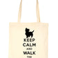 Keep Calm and Walk The Westiepoo Dog Lover Bag For Life Shopping Tote Bag
