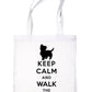 Keep Calm and Walk The Westiepoo Dog Lover Bag For Life Shopping Tote Bag