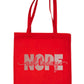 Nope Not Today In Rose Gold Tote Bag Mental Awareness Self Love Gift Resuable Shopping Bag