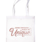 Being Different In Rose Gold Tote Bag Mental Awareness Self Love Gift Resuable Shopping Bag