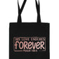 His Love Endures In Rose Gold Print Christian Gift Resuable Shopping Bag