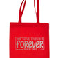 His Love Endures In Rose Gold Print Christian Gift Resuable Shopping Bag
