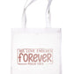 His Love Endures In Rose Gold Print Christian Gift Resuable Shopping Bag