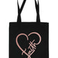Faith In Rose Gold Print Christian Church Gift Resuable Shopping Bag