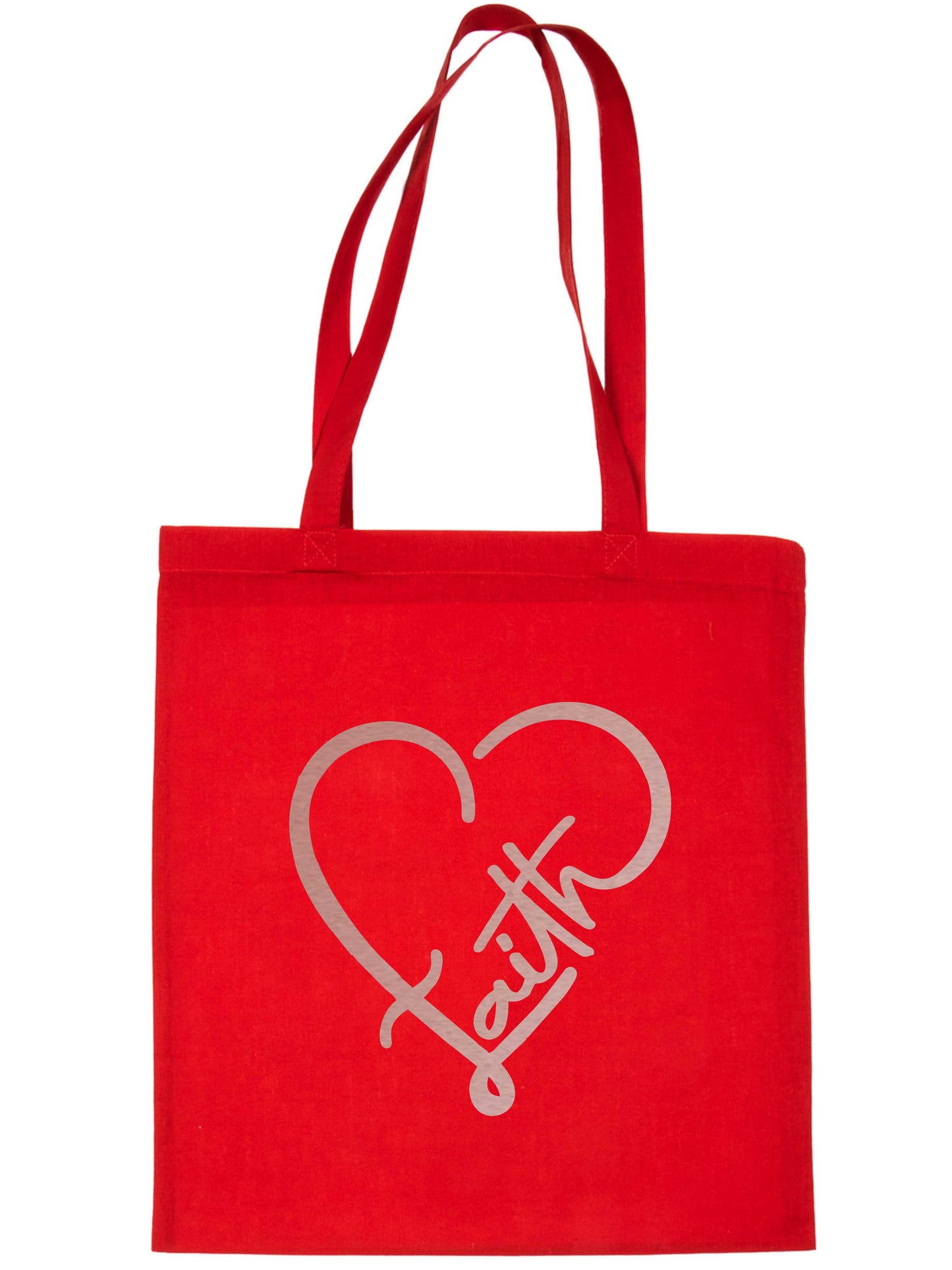 Faith In Rose Gold Print Christian Church Gift Resuable Shopping Bag