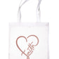 Faith In Rose Gold Print Christian Church Gift Resuable Shopping Bag