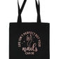 Life Isn't perfect Nails Can Be Nail Salon Tote Bag Gift Resuable Shopping Bag