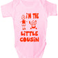 I'm The Little Cousin Funny Boys Girls Baby Babygrow