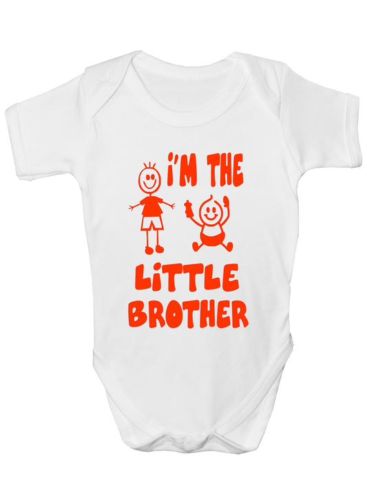 I'm The Little Brother Funny Boys Girls Babygrow