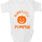 Mummy's Little Pumkin Halloween Boys Girls Baby Babygrow