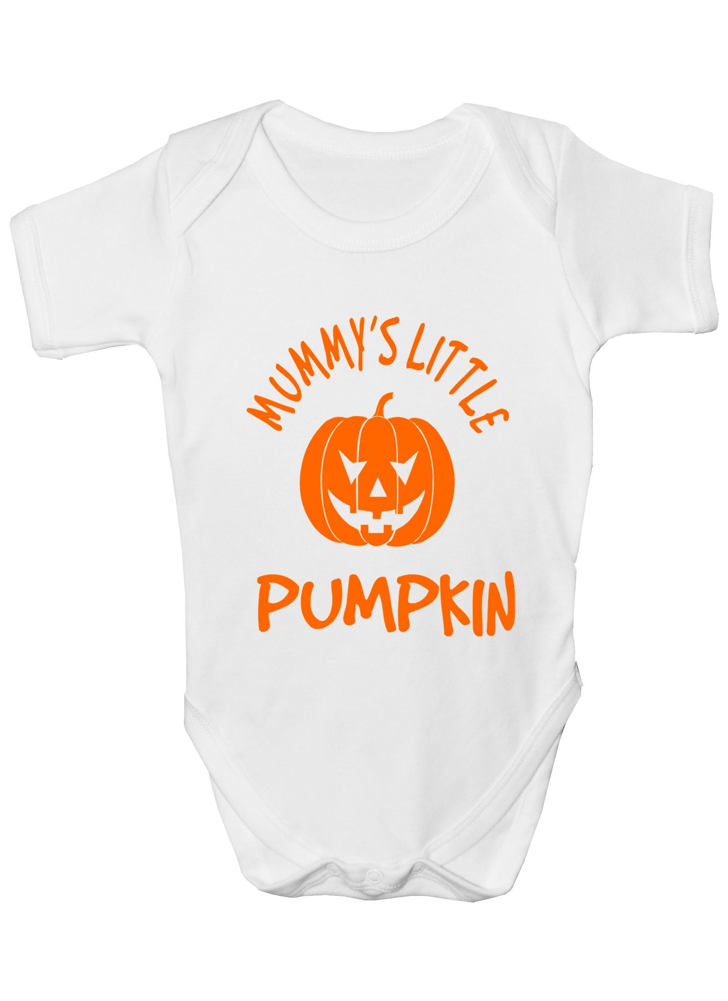 Mummy's Little Pumkin Halloween Boys Girls Baby Babygrow