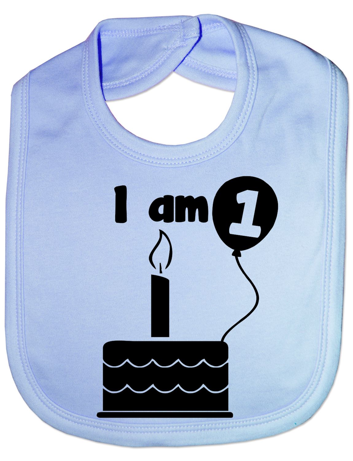 I Am One 1st Birthday Feeding Bib Present